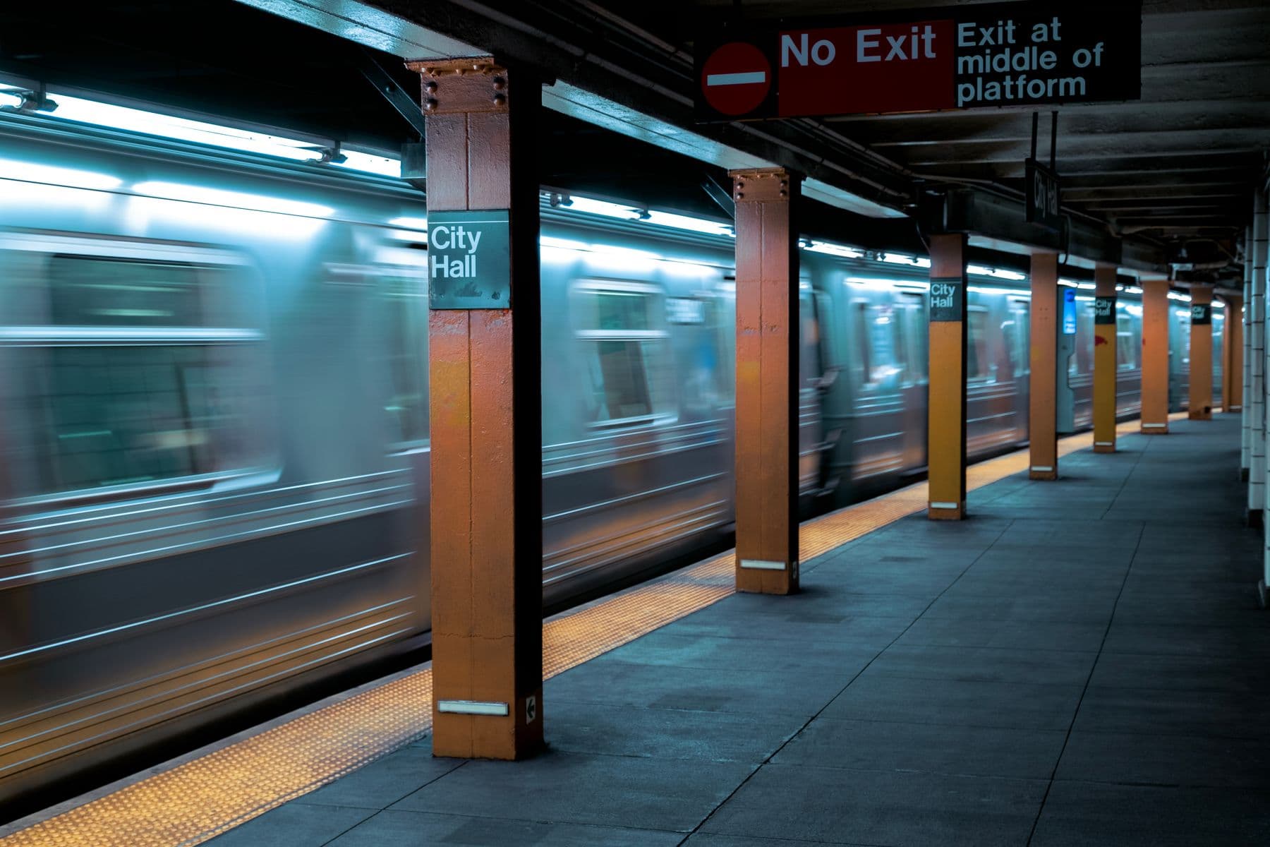 NYC subway in New York City